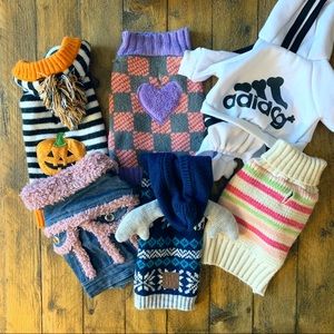 Dog Sweater Clothing Bundle
